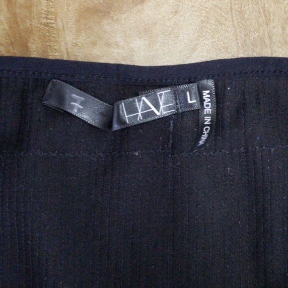 Sequin Skirt Size L. Navy Blue Color - Picture 3 of 3